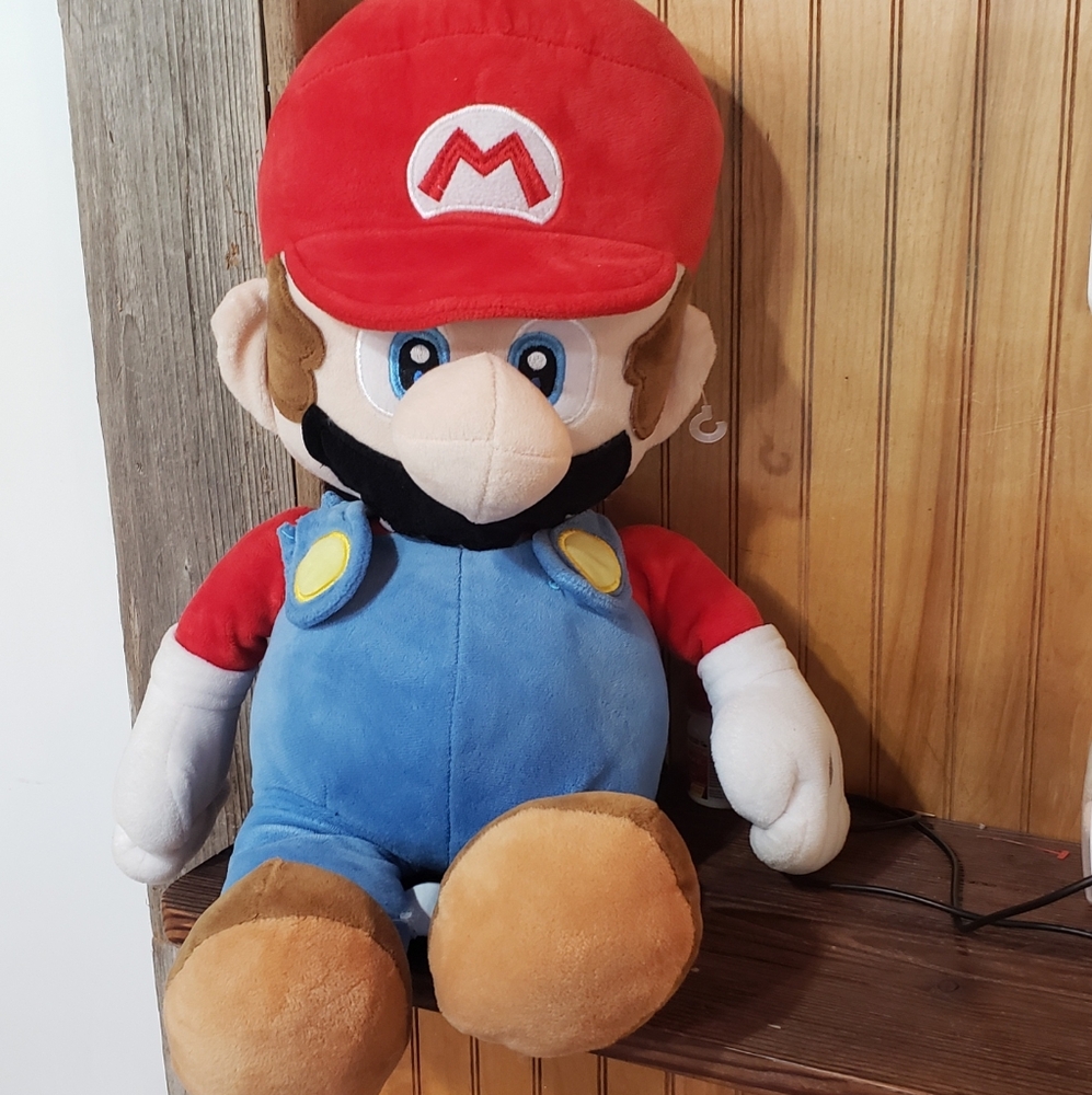 Super Mario NintendoPlush 24in Stuffed Tall 8in WPlush Pillow Costume Party